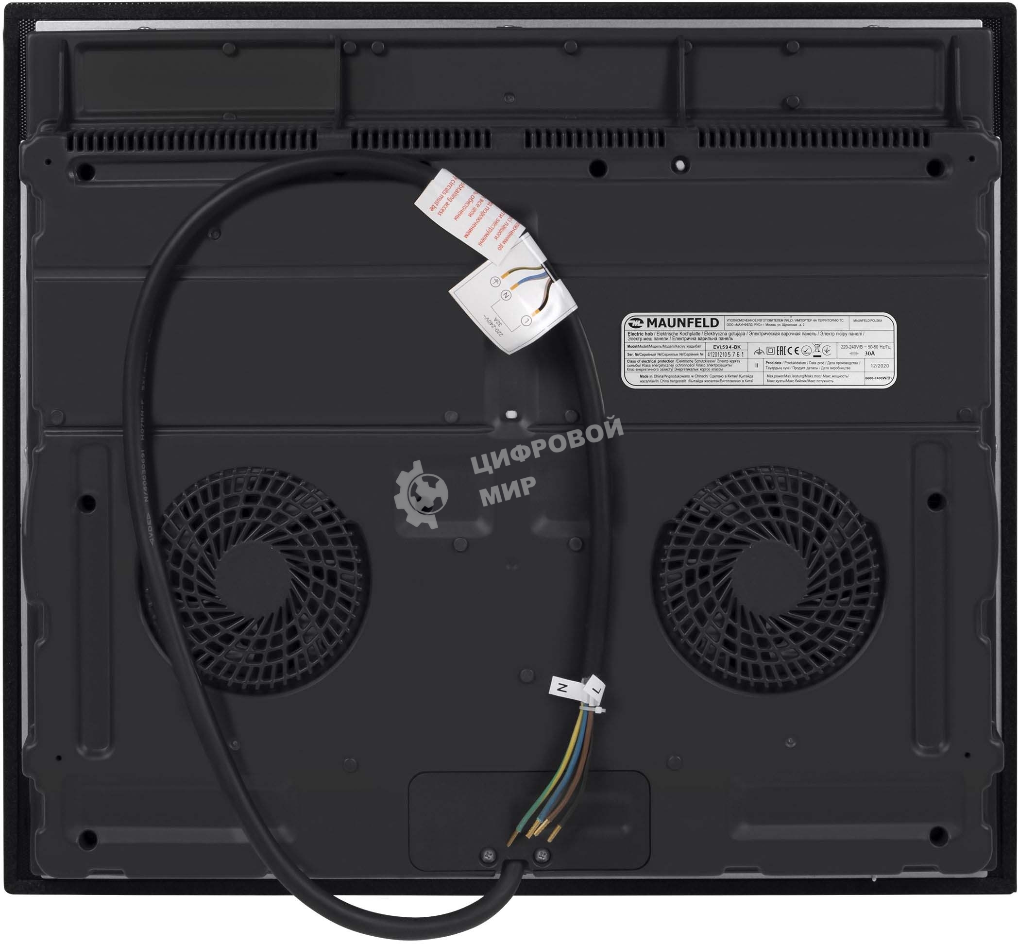 Индукционная варочная панель Maunfeld EVI.594-BK черный