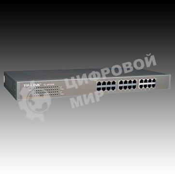 Коммутатор сетевой TP-Link SMB TL-SF1024 Коммутатор 24-port 10/100M Switch, 1U 19-inch rack-mountable steel case