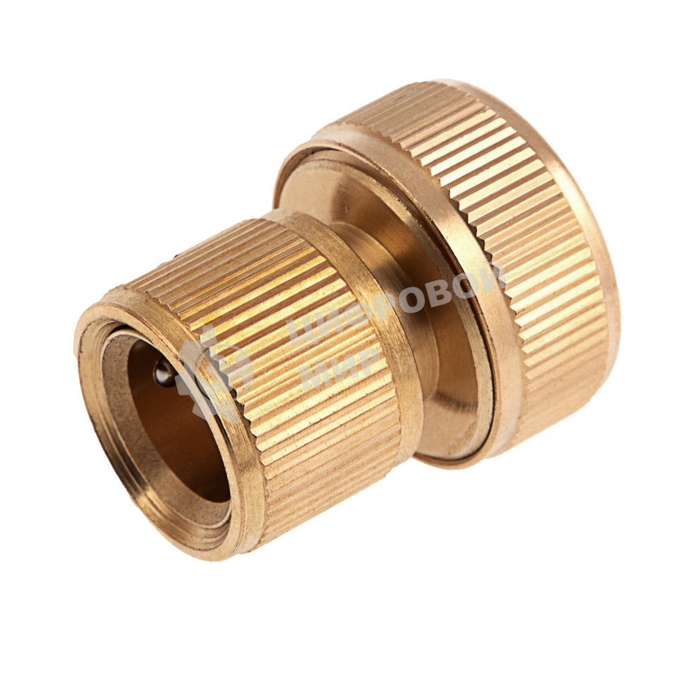 Соединитель латунный быстросъемный для шланга Palisad 3/4