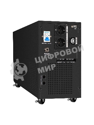 Источник бесперебойного питания (инвертор, синус, для котла) ExeGate SineTower SN-5000.LCD.AVR.2SH.1C13.T.RJ.USB 5000VA/4000W, чистая синусоида, LCD дисплей, AVR, 2*Schuko+1*C13+1*ternimal, RJ45/11, USB, линейно-интерактивный, черный