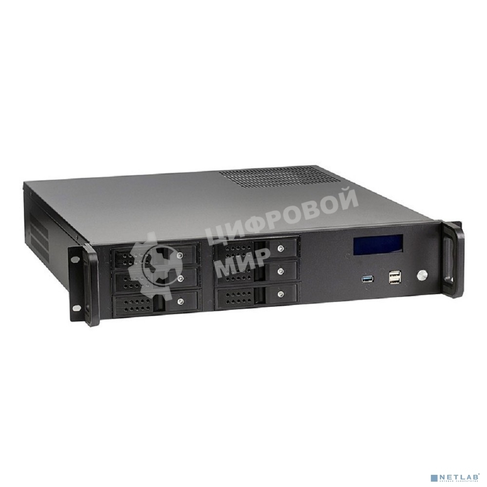 Серверный корпус ExeGate Pro 2U480-HS06 (RM 19