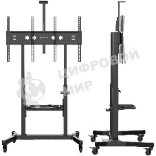 Мобильная стойка МОТОРИЗОВАННАЯ ONKRON на 1 ТВ/50-100