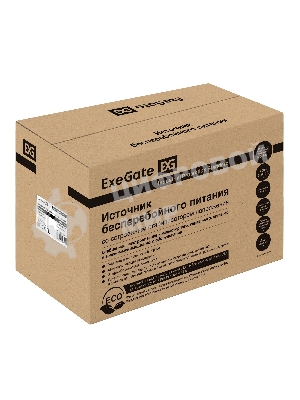 Источник бесперебойного питания ExeGate SpecialPro Smart LLB-2200.LCD.AVR.EURO.RJ 2200VA/1300W, LCD, AVR, 4 евророзетки, RJ45/11, черный