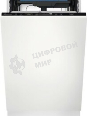 Встраиваемая посудомоечная машина Electrolux KEAC3200L, черный, 44.6 см, 10 компл., 46 дБ, класс E