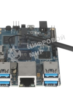 Микрокомпьютер Orange PI 3 2Gb + 8Gb EMMC, Android 7, с кабелем питания. (44286)