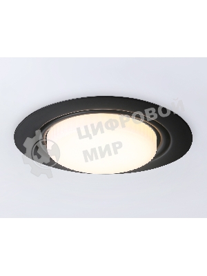 Светильник встраиваемый G10123 BK черный GX53 max 12W D120*48