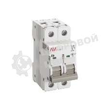 Выключатель автоматический Averes AV-6 2P 6A (C) 6kA
