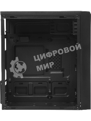 Компьютерный корпус KingPrice KPCC-MN208 черный без БП mATX 1x80мм 2x120мм 2xUSB 2.0 audio