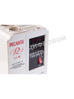 Стабилизатор напряжения Ресанта АСН-1000Н/1-Ц электронный однофазный серый