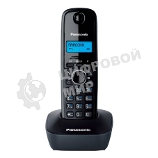 Телефон беспроводной (DECT) Panasonic KX-TG1611RUH (серый) АОН, Caller ID,12 мелодий звонка,подсветка дисплея,поиск трубки