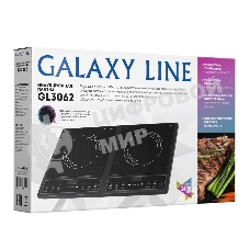 Плита настольная индукционная Galaxy Line GL 3062, черная, 3400 Вт