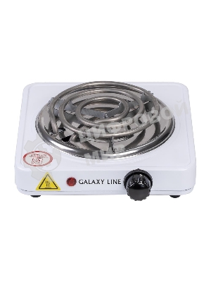 Плита настольная электрическая Galaxy Line GL 3003, белый, электрическая, 1000 Вт