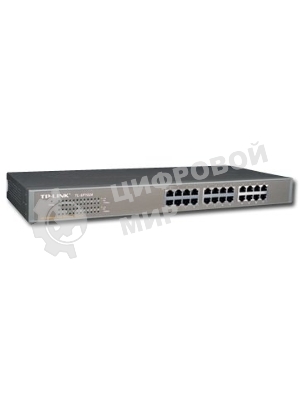 Коммутатор сетевой TP-Link SMB TL-SF1024 Коммутатор 24-port 10/100M Switch, 1U 19-inch rack-mountable steel case