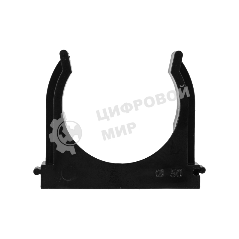 Крепеж-клипса для монтажного пистолета Rexant Ø 50 мм, черная (25 шт/уп)