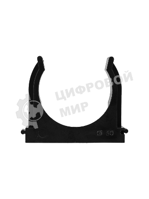 Крепеж-клипса для монтажного пистолета Rexant Ø 50 мм, черная (25 шт/уп)