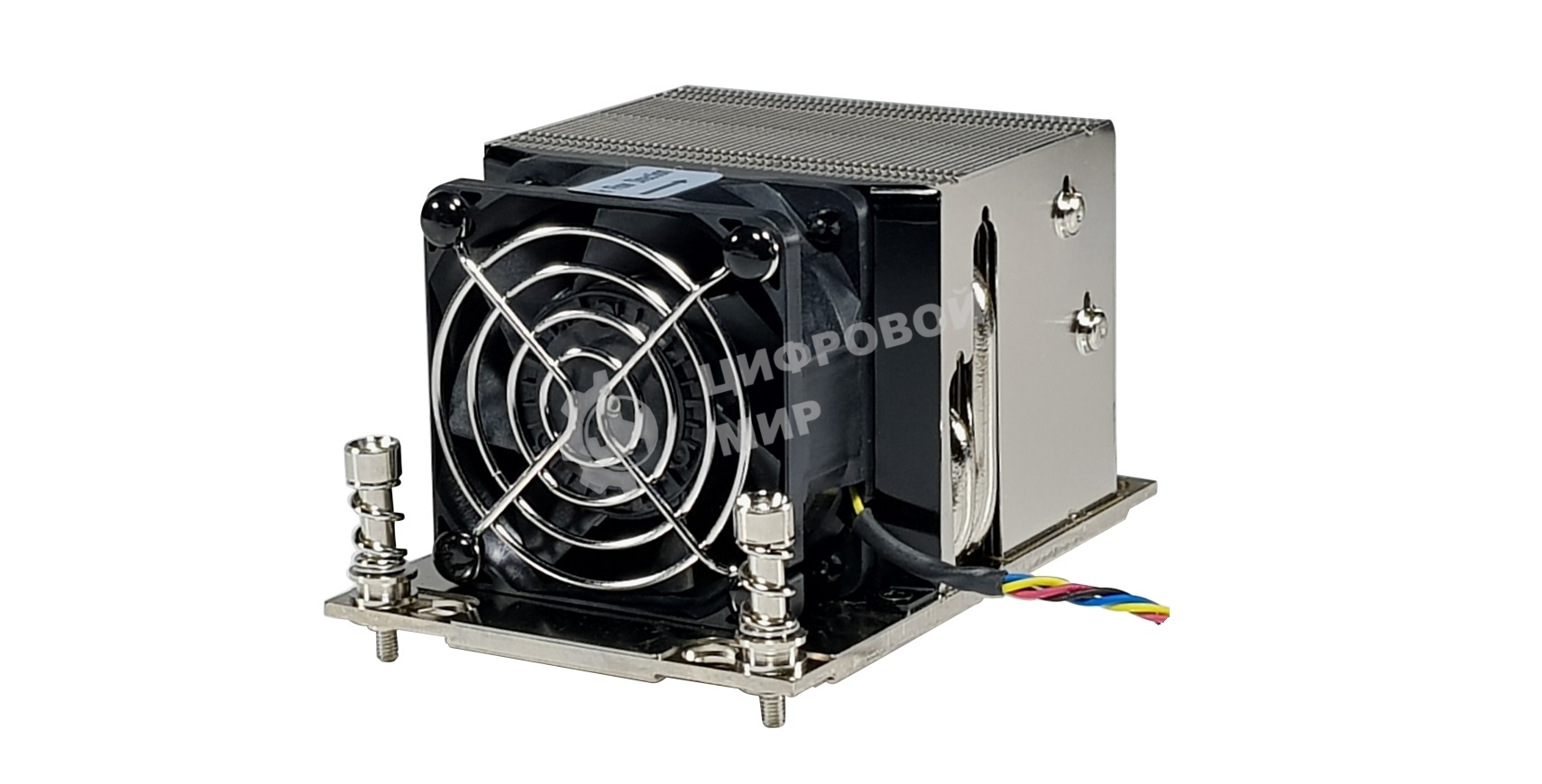 Кулер для сервера Ablecom ACL-S20080 серебристый, 60 мм, алюминий/медь, 8400 об/мин, 52 дБ, 4 pin, 290 Вт, 64 мм