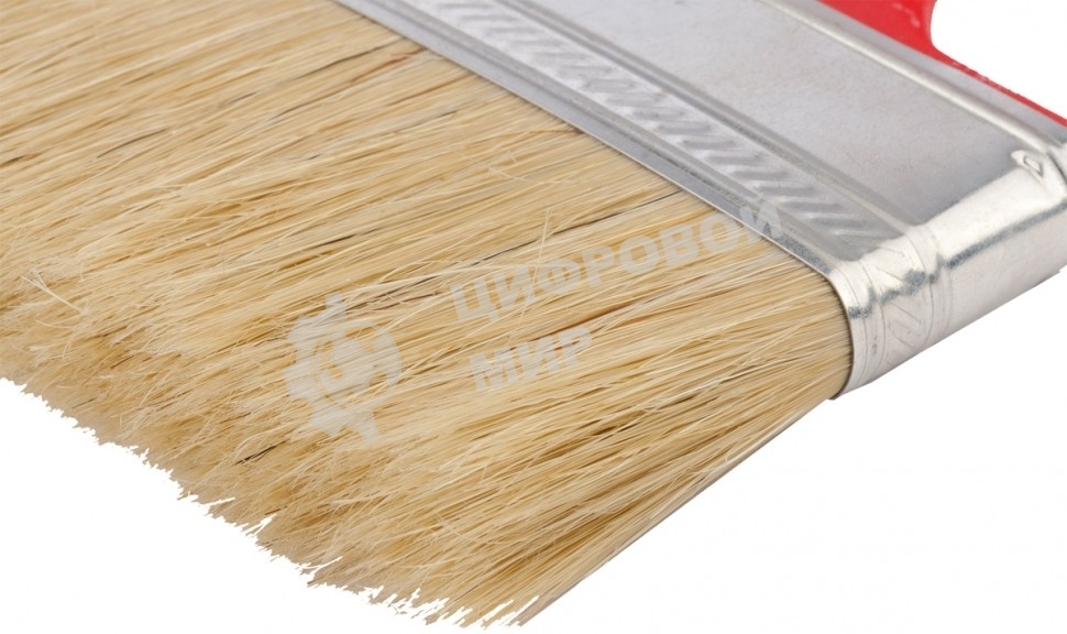 Кисть радиаторная Matrix для эмалей, 70х12 мм, натуральная щетина, пластиковая рукоятка