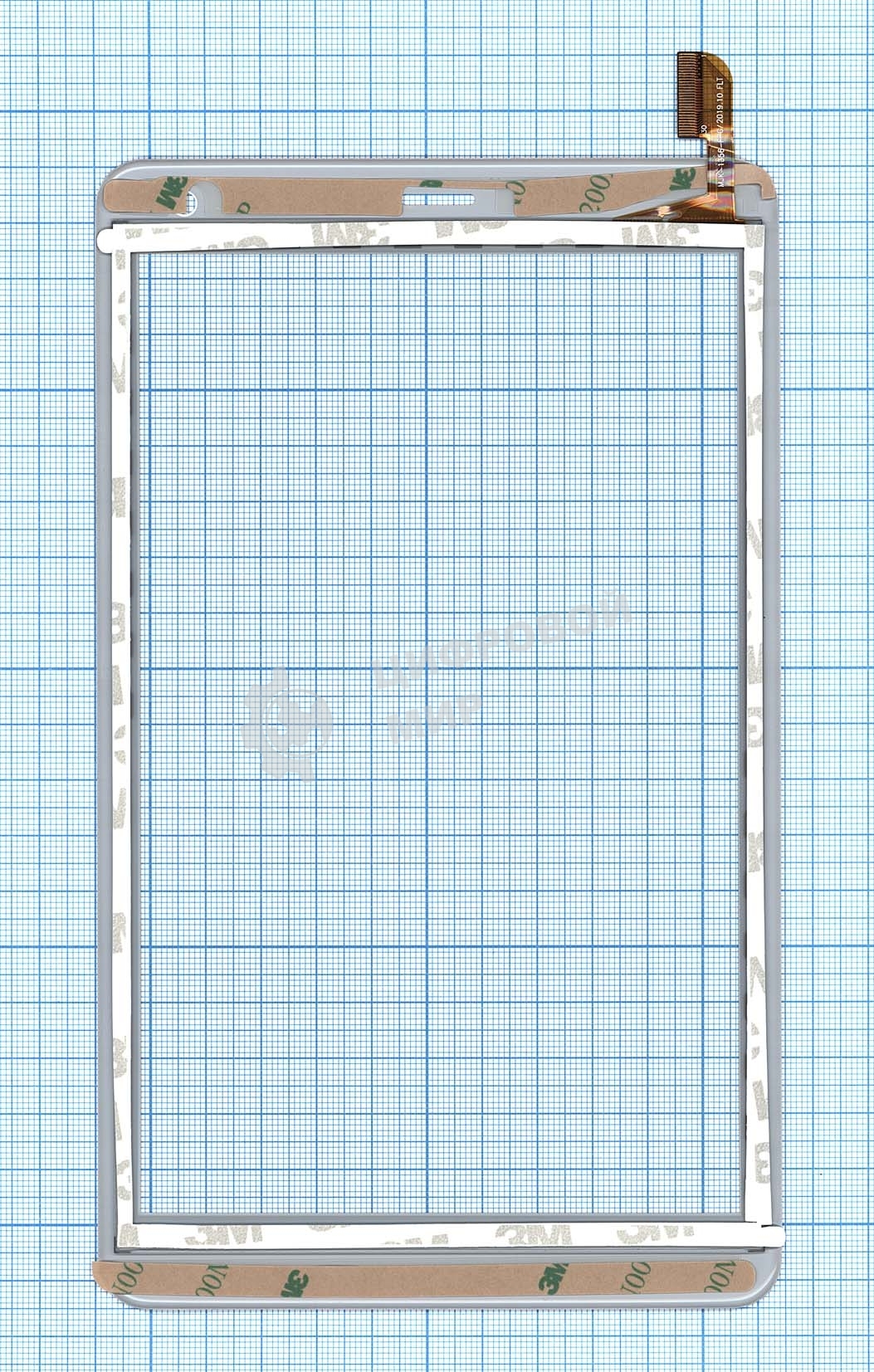 Сенсорное стекло (тачскрин) Turbopad Kids 8, белое