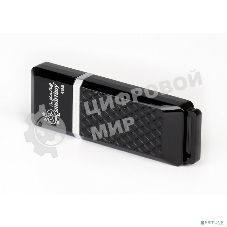 Флешка USB Smartbuy Quartz Black (SB4GbQZ-K), 4Gb, USB 2.0, R/W 15/5, черный