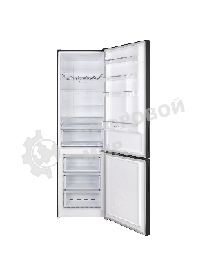 Холодильник Maunfeld MFF200NFB черный двухкамерный 271/106 л морозилка снизу, No Frost