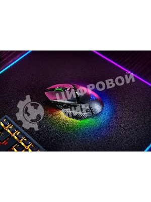 Мышь беспроводная/проводная Razer Basilisk V3 Pro 35K черный, 35000 dpi, радиоканал, Bluetooth, USB, кнопки - 11