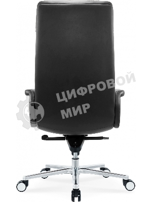 Кресло Cactus CS-LBK-AMSTERDAM черный, кожа, 120 кг, подголовник, механизм качания