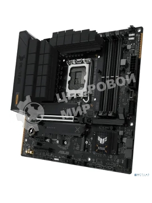 Материнская плата ASUS TUF GAMING B760M-PLUS WIFI II, LGA 1700, Intel B760, 4xDDR5, 4xSATA, 3xM.2, 1xPCIe 5.0 x16, 1xPCIe x4, 1xUSB-A 3.2 Gen 2, 2xUSB-A 3.2 Gen 1, 4xUSB 2.0, 1xUSB-C 3.2 Gen 2x2, 1x2.5Gb LAN, 5x3.5 мм, 7.1, Wi-Fi 6E, Bluetooth 5.3, mATX