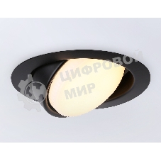 Светильник встраиваемый G10123 BK черный GX53 max 12W D120*48