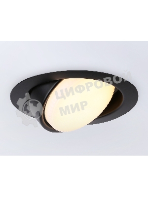 Светильник встраиваемый G10123 BK черный GX53 max 12W D120*48