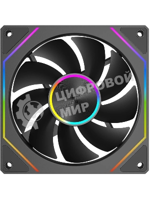 Вентилятор для корпуса Case Cooler PCCooler FG120 ARGb BK (120x120x25мм, 4-pin PWM, ARGb, 54CFM, 28.4dBA, 1800RPM, черный)