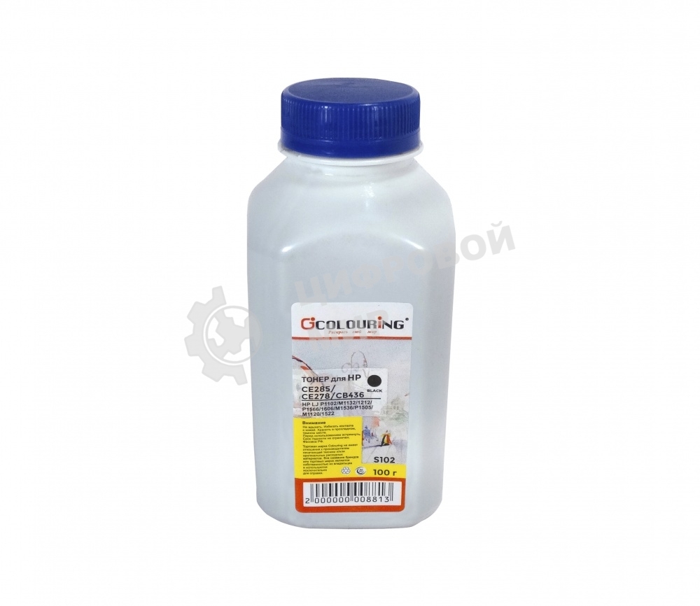 Тонер Colouring CG-CE285/CE278/CB436 для принтеров HP LJ P1102/M1132/1212/P1566/1606/M1536/P1505/M1120/1522