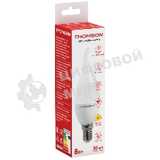 Лампа светодиодная Hiper THOMSON LED TAIL CANDLE 8W 640Lm E14 3000K TH-B2027