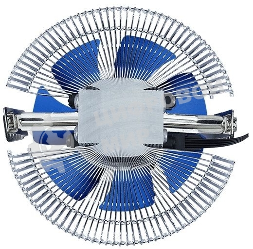 Кулер для процессора AeroCool / Formula Verkho I серебристый, 80 мм, алюминий, 2500 об/мин, 29.7 дБ, 4 pin, 90 Вт, 45 мм