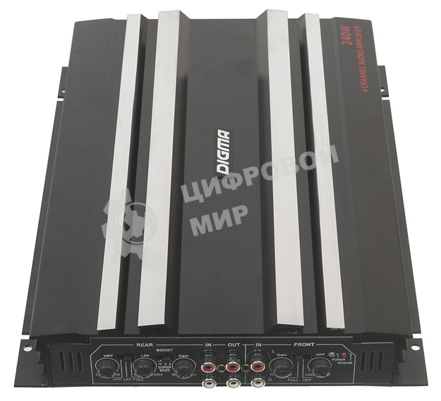 Усилитель автомобильный Digma DCP-400 четырехканальный