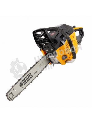 Пила цепная бензиновая Denzel DGS-5218, шина 45 см, 52см3, 3,5 л.с., шаг 0,325, паз 1,5 мм,