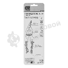 Ножницы по металлу Сибртех, 250 мм, левый рез, сталь С55,двухкомпонентные рукоятки