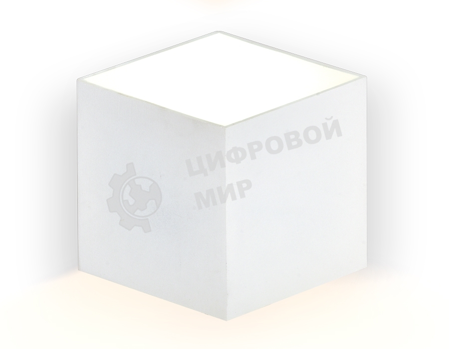 Настенный светодиодный светильник Ambrella light FW139 WH/S белый/песок LED 4200K 10W 170*150*90
