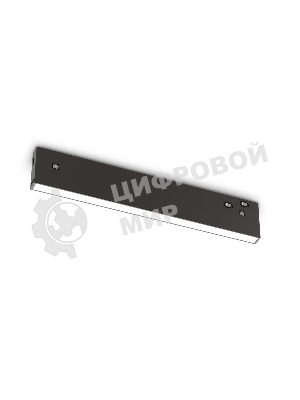 Трековый светильник GL2320 BK черный IP20 10W 3CCT 3000/4200/6400K 48V 200*10*37