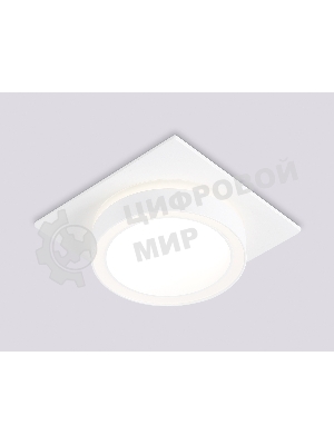 Светильник Ambrella light TN52421 WH/FR белый/белый матовый GX53 max 12W 105*105*45