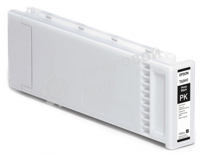 Картридж струйный Epson T694100 (C13T694100) фото черный (700 мл) для SureColor SC-T3000, SC-T3200, SC-T5000, SC-T5200, SC-T7000, SC-T7200