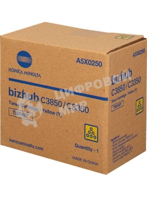 Тонер-картридж Konica-Minolta bizhub C3350/C3850 желтый TNP-48Y
