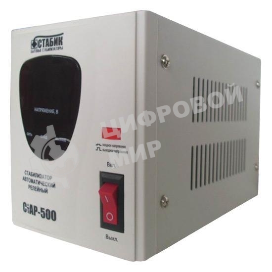 Стабилизатор напряжения Rucelf СтАР-500 0.5кВА однофазный белый