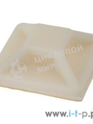 Площадка самоклеящаяся Rexant 20х20 мм, белая, упаковка 100 шт.