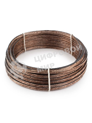 Акустический кабель Cablexpert CC-TC2x1,0-10M, прозрачный, 10 м, бухта