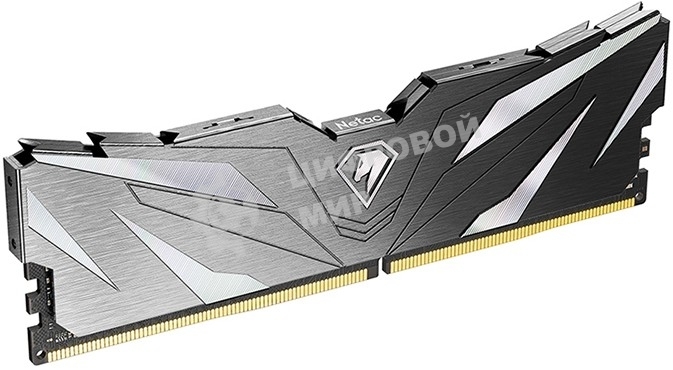 Оперативная память NETAC, DDR4, 16GB (1x16GB), 2666MHz, CL19, DIMM, с радиатором, черный