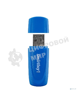 Флешка USB Smartbuy Scout Blue (SB016Gb2SCB), 16Gb, USB 2.0, R/W 15/12, синий