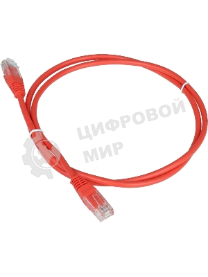 Патч-корд TWT UTP cat.5e, с заливными колпачками, 5.0 м, оранжевый