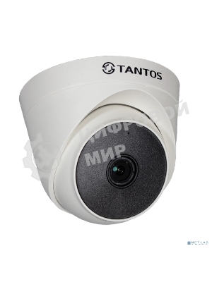 Внутренняя купольная мультиформатная 4 в1 видеокамера Tantos TSc-E2HDf (2.8) 