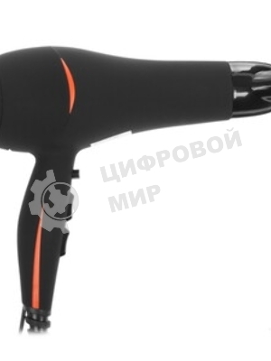 Фен Василиса ФН6-2200 черный/малиновый, 2200 Вт, ионизация