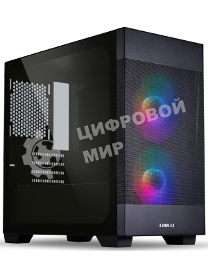 Компьютерный корпус Lian-Li Lancool 205M Mesh черный без БП ATX 2xUSB 3.0 audio bott PSU